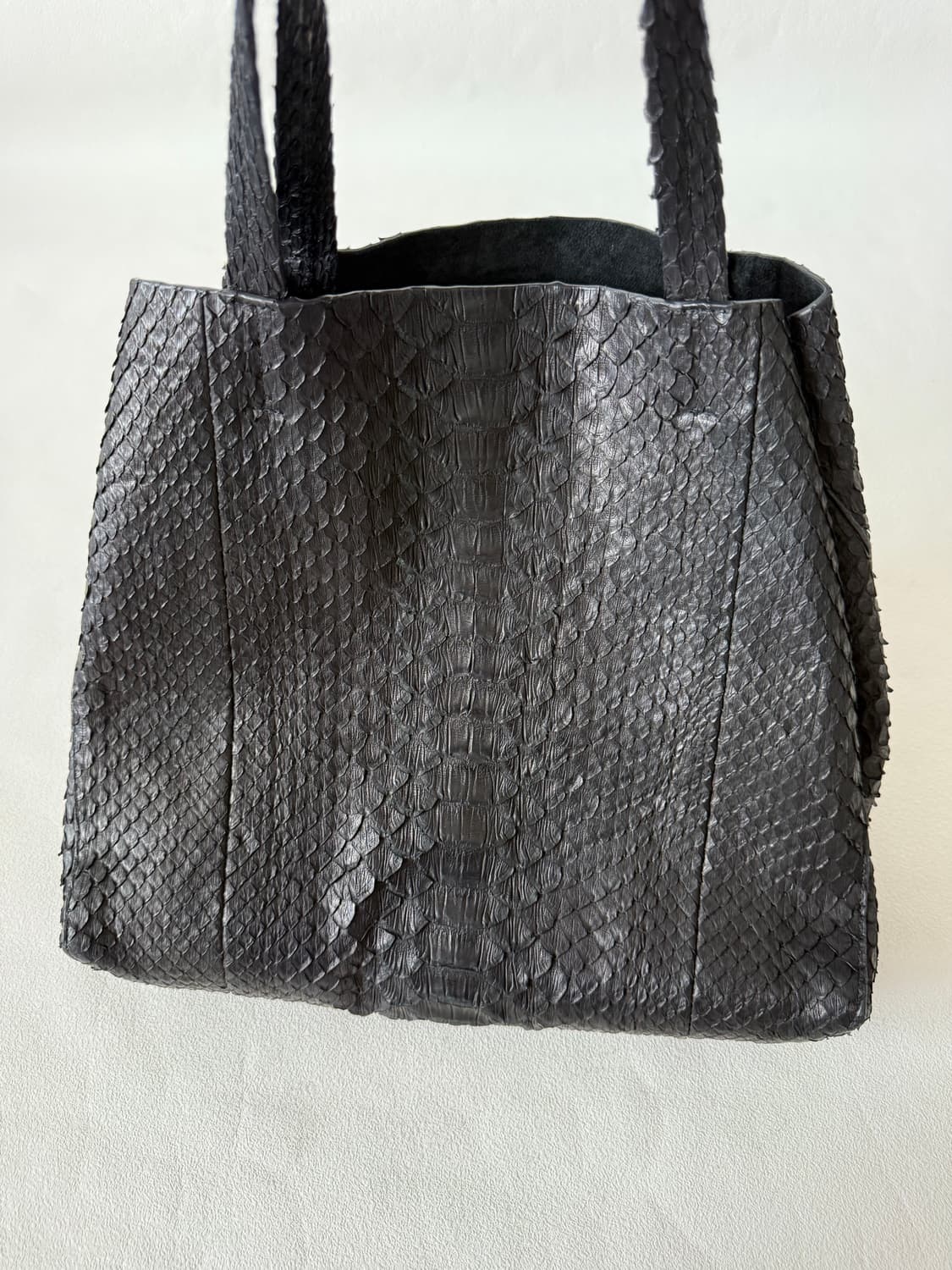 Pre owned 리얼 파이톤 토트백 상품이미지5