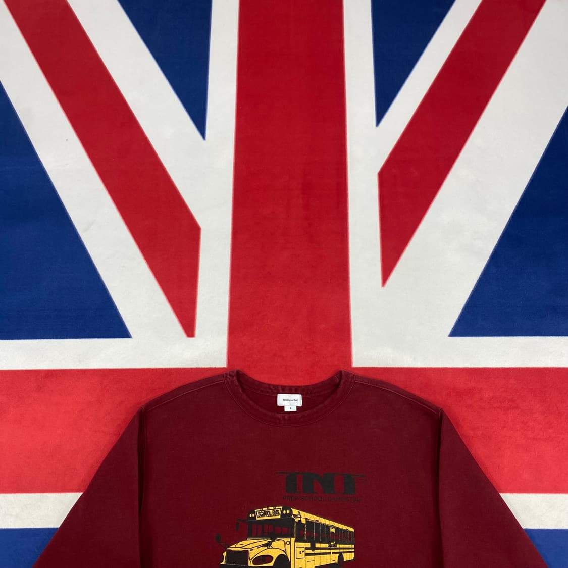 디스이즈네버댓 맨투맨 S 실측 M  상품이미지2