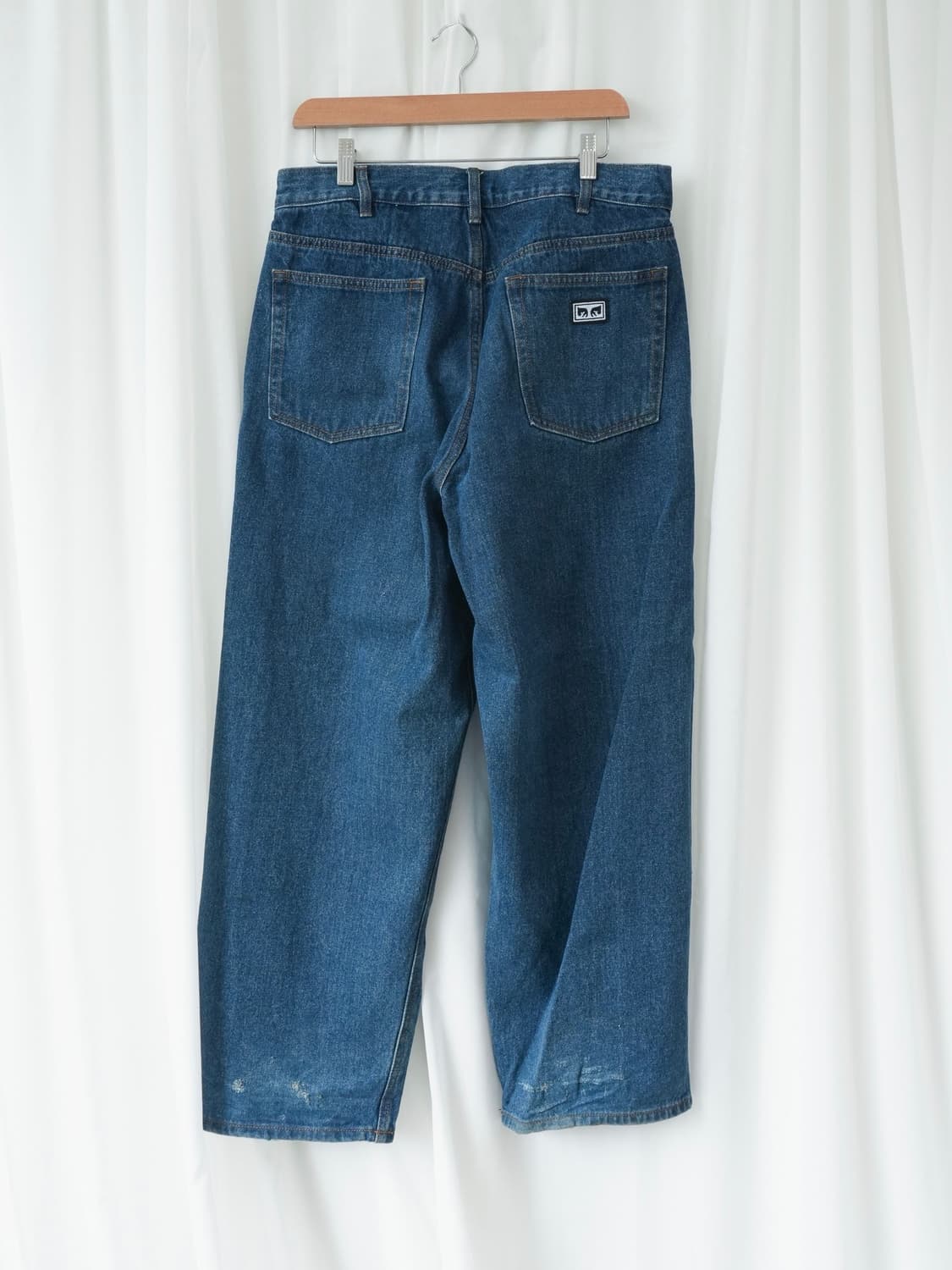 OBEY BIG WIG BAGGY DENIM 스톤 워시 인디고 (32) 상품이미지2