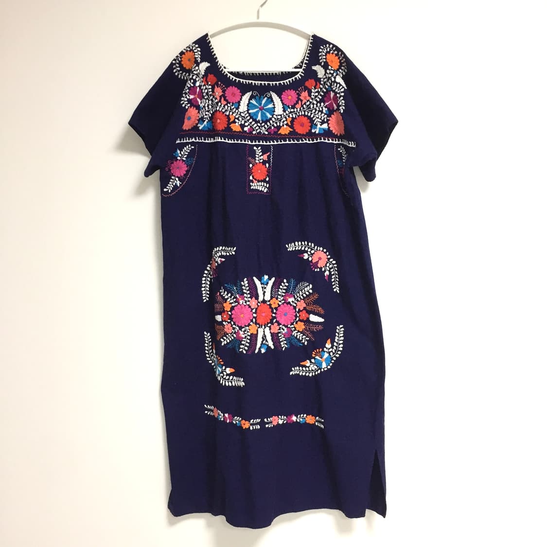 (착용샷 O) 빈티지 하구미 멕시코 자수 원피스 상품이미지1