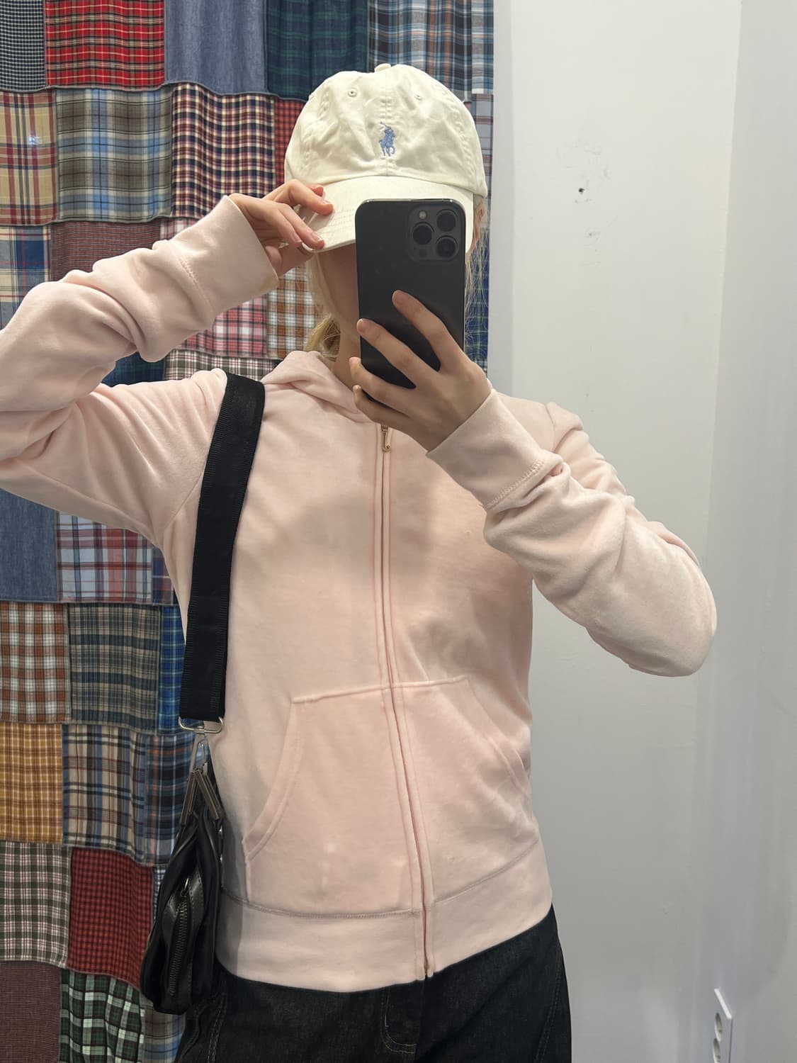 쥬씨꾸뛰르 딸기우유 양털 후드집업 상품이미지3