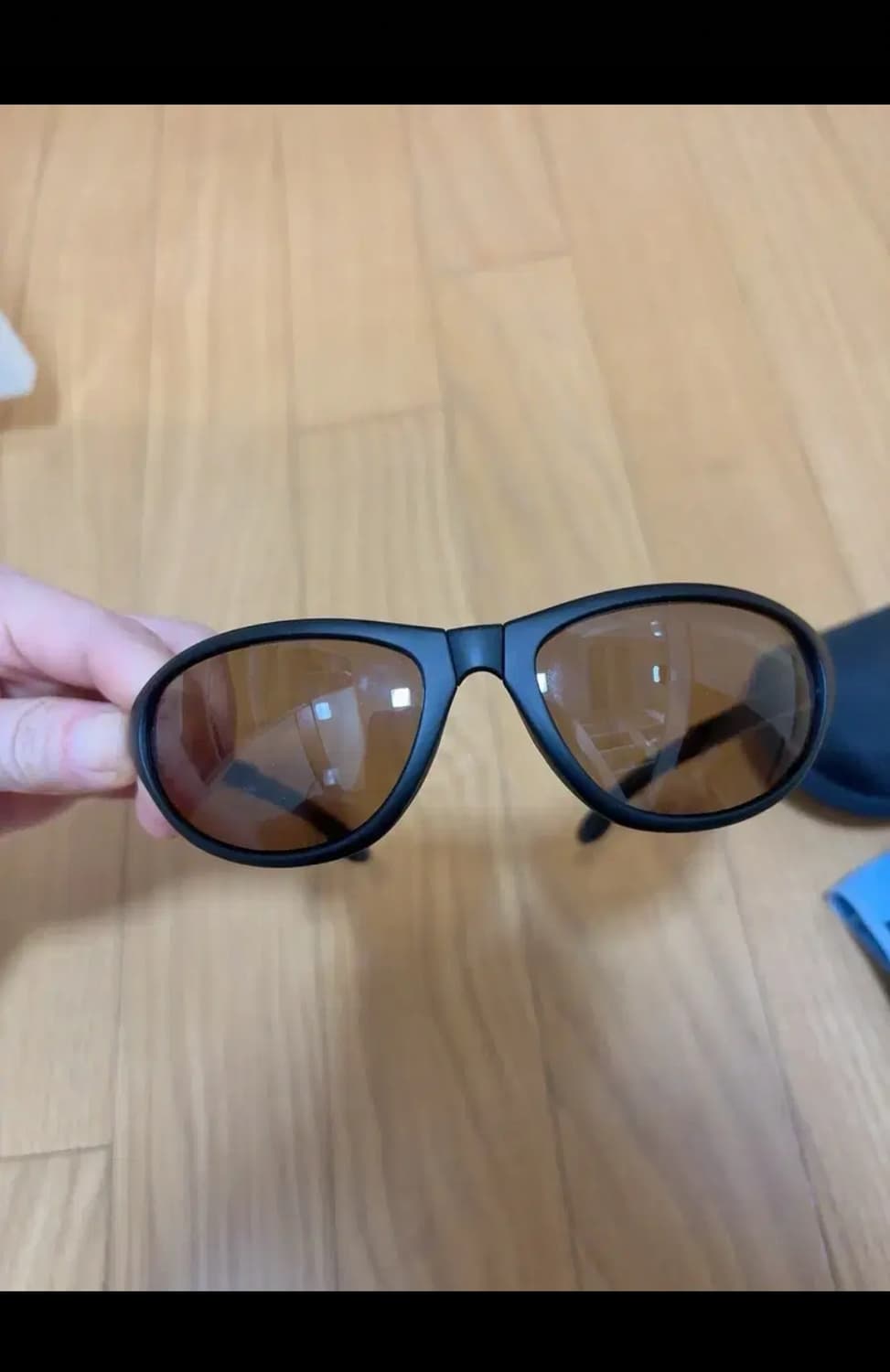 몽벨 접이식 선글라스 (제니선글라스) 블랙/브라운 상품이미지1