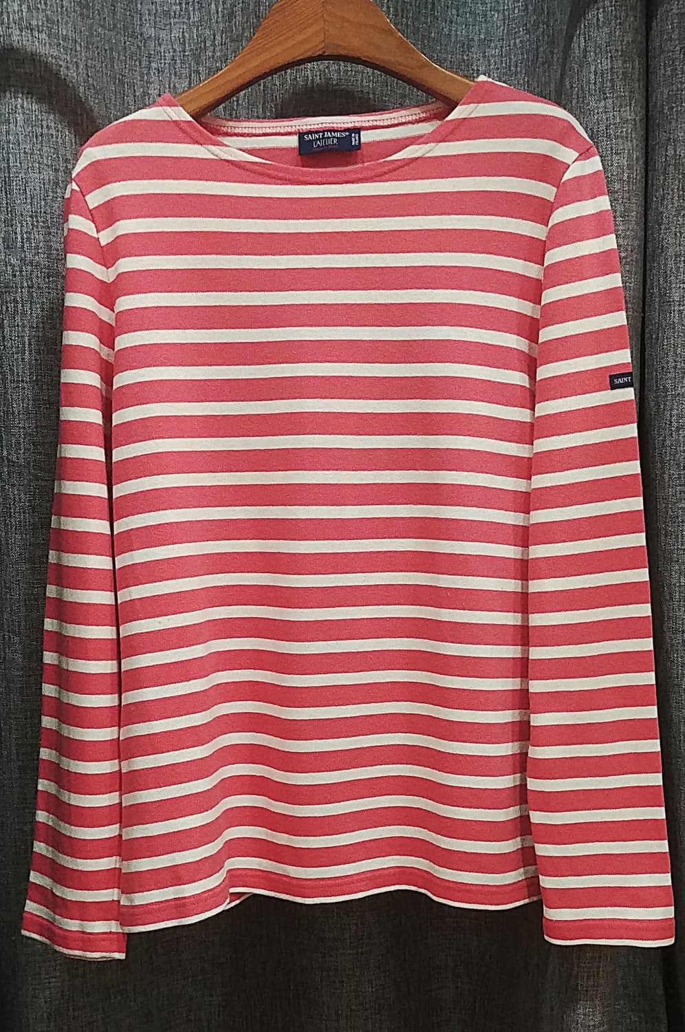 세인트제임스 메르디앙(Meridien) 스트라이프 티/S 상품이미지1