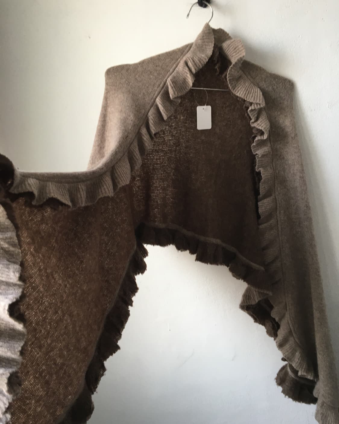 Frill knit cape muffler 상품이미지3