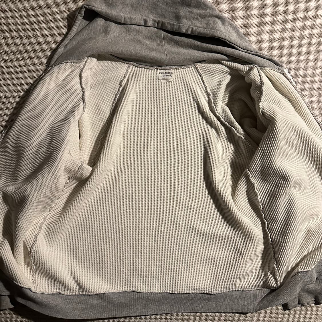 90s 캠버 써멀 후드집업 상품이미지4