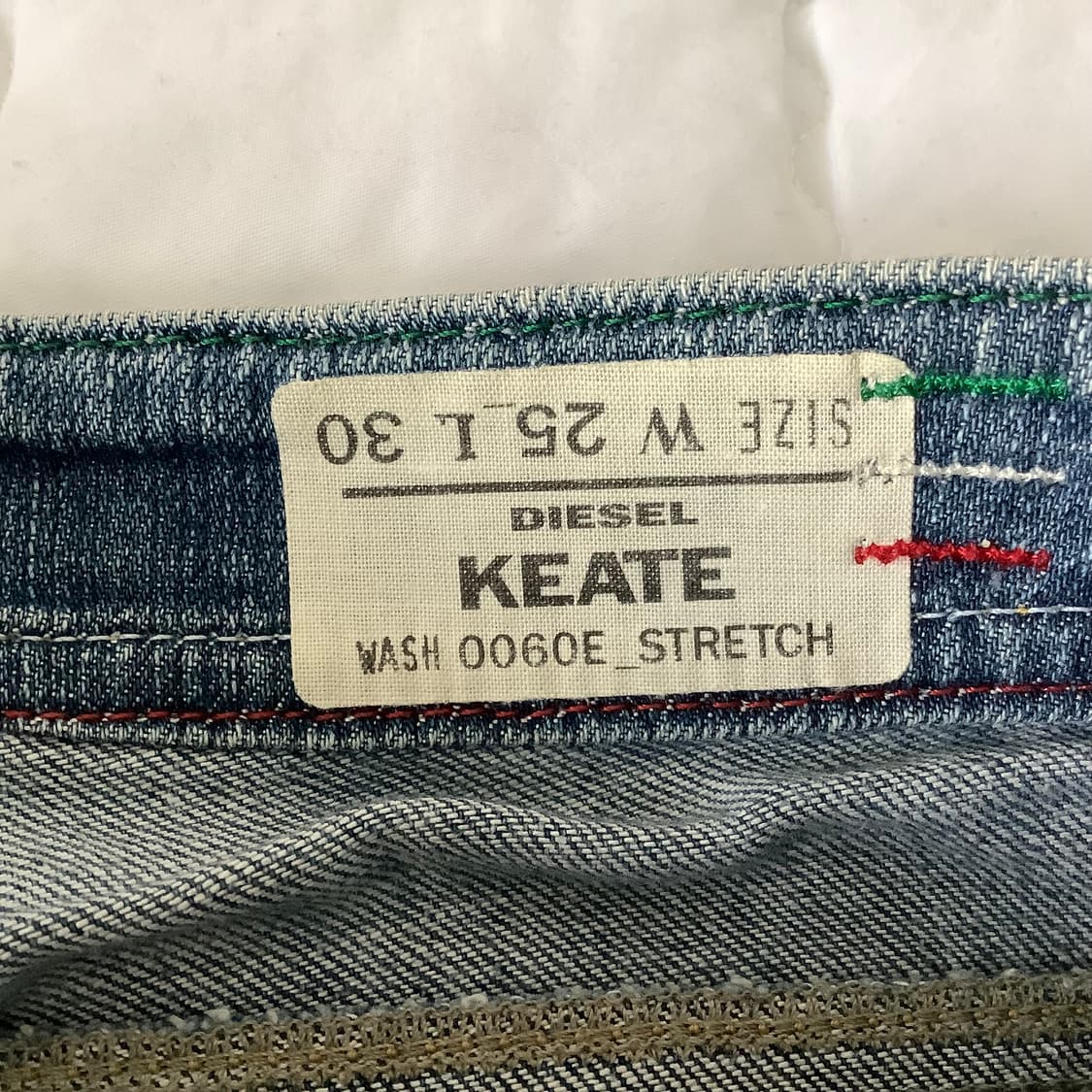 디젤 로우라이즈 스트레이트 데님 상품이미지5