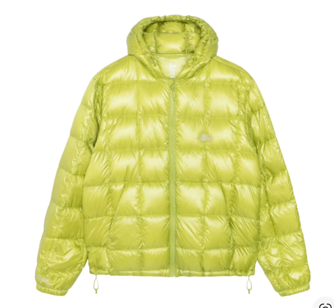 스투시 미드웨이트 후드 퍼피 라임 상품이미지1