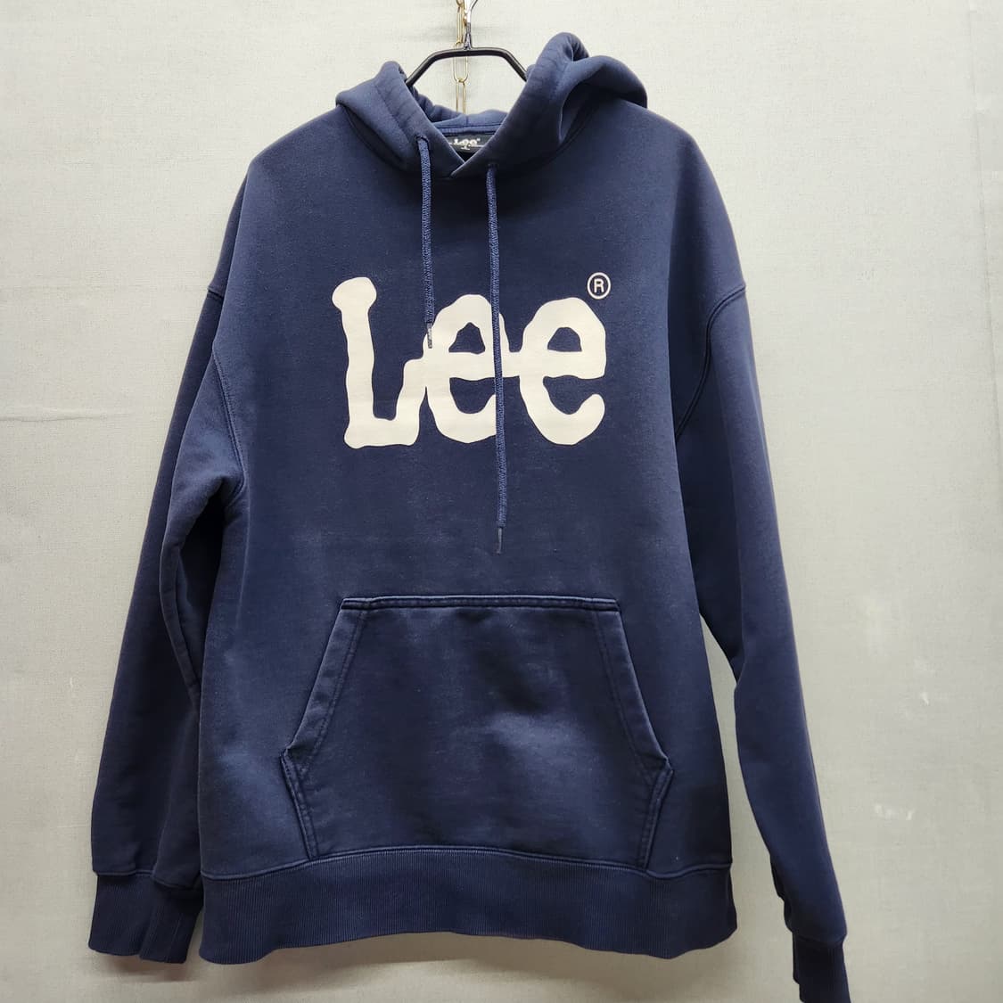 Lee 빅로고 프린팅 오버핏 후드티 S(L) 남여공용 상품이미지1