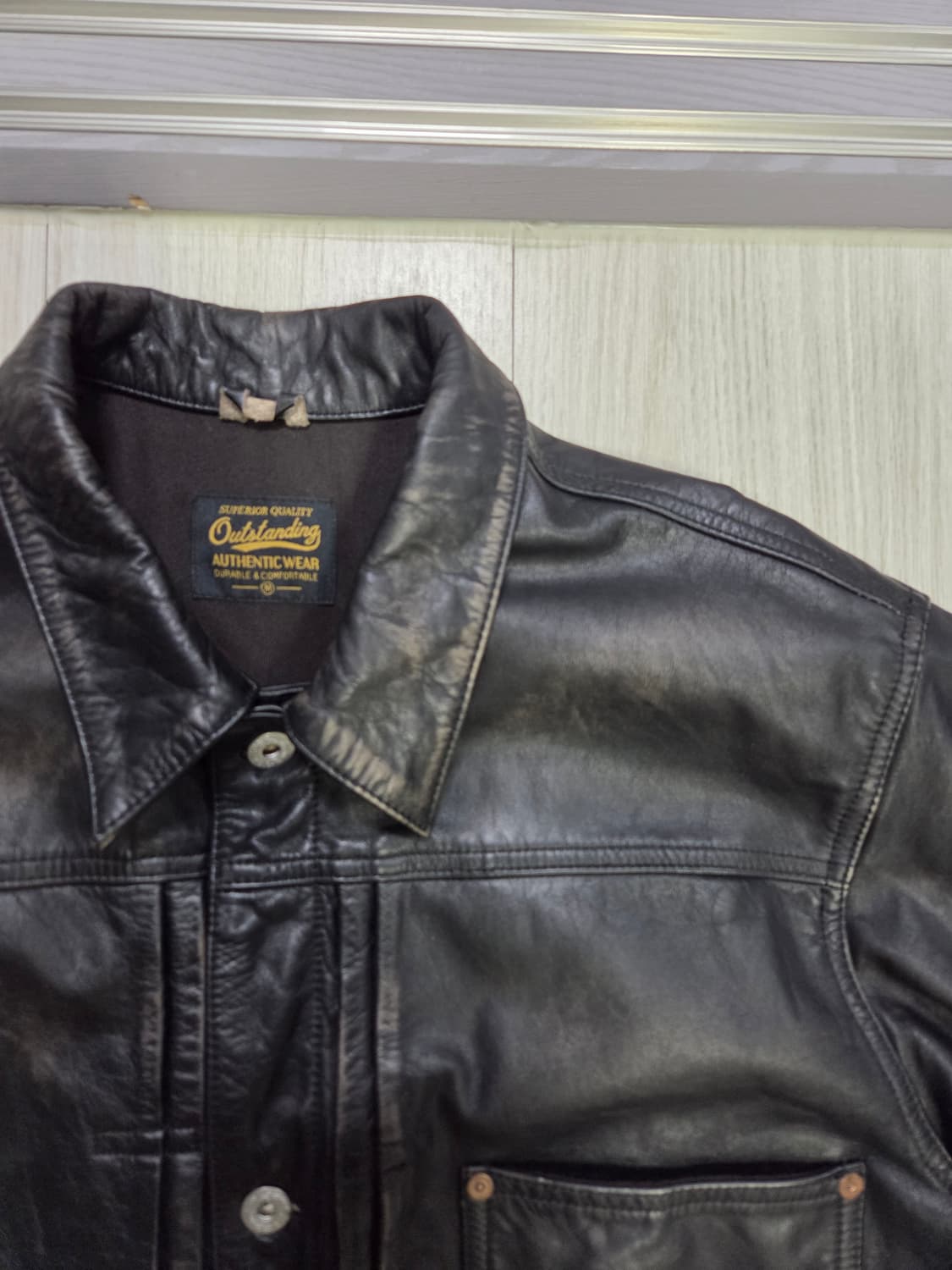 아웃스탠딩 대전판 레더자켓 m 상품이미지2