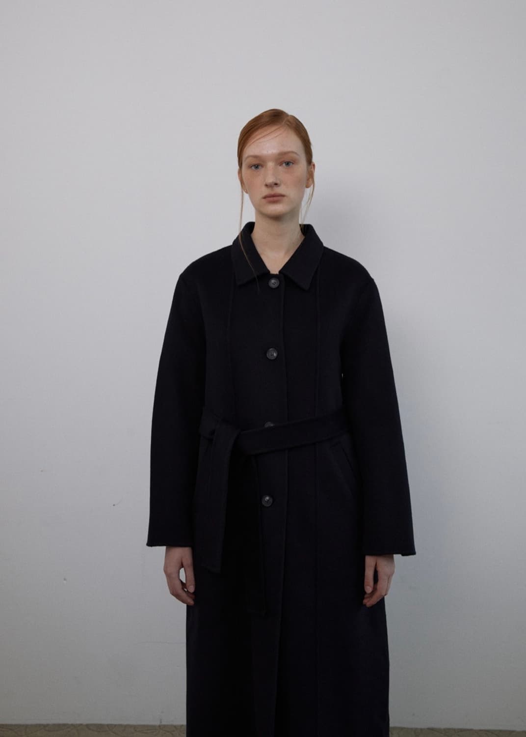 리리수 안나코트 다크네이비 상품이미지1