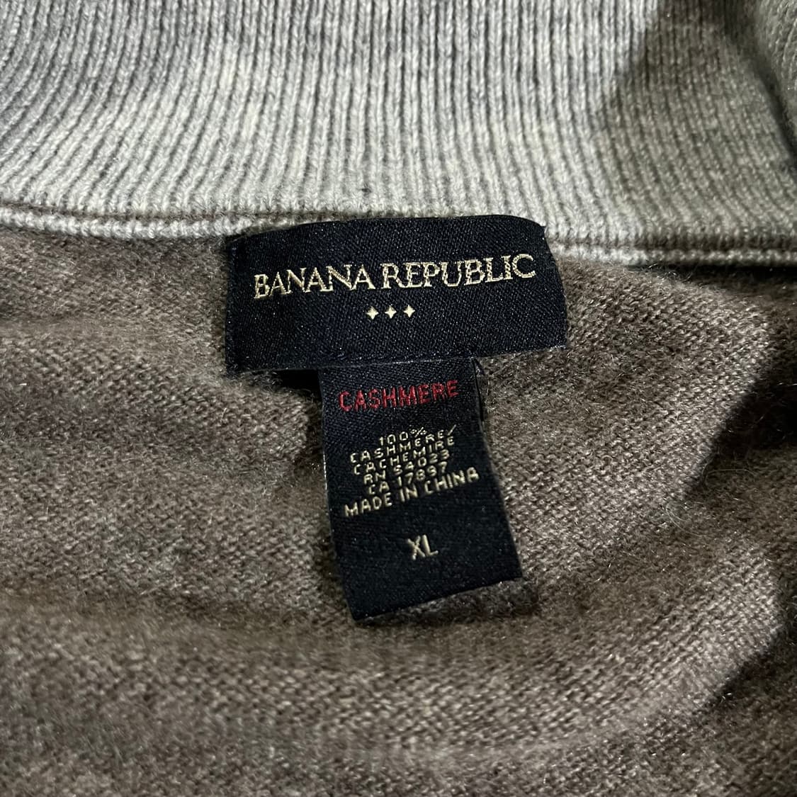 [110] 바나나리퍼블릭 캐시미어100 니트집업 상품이미지3