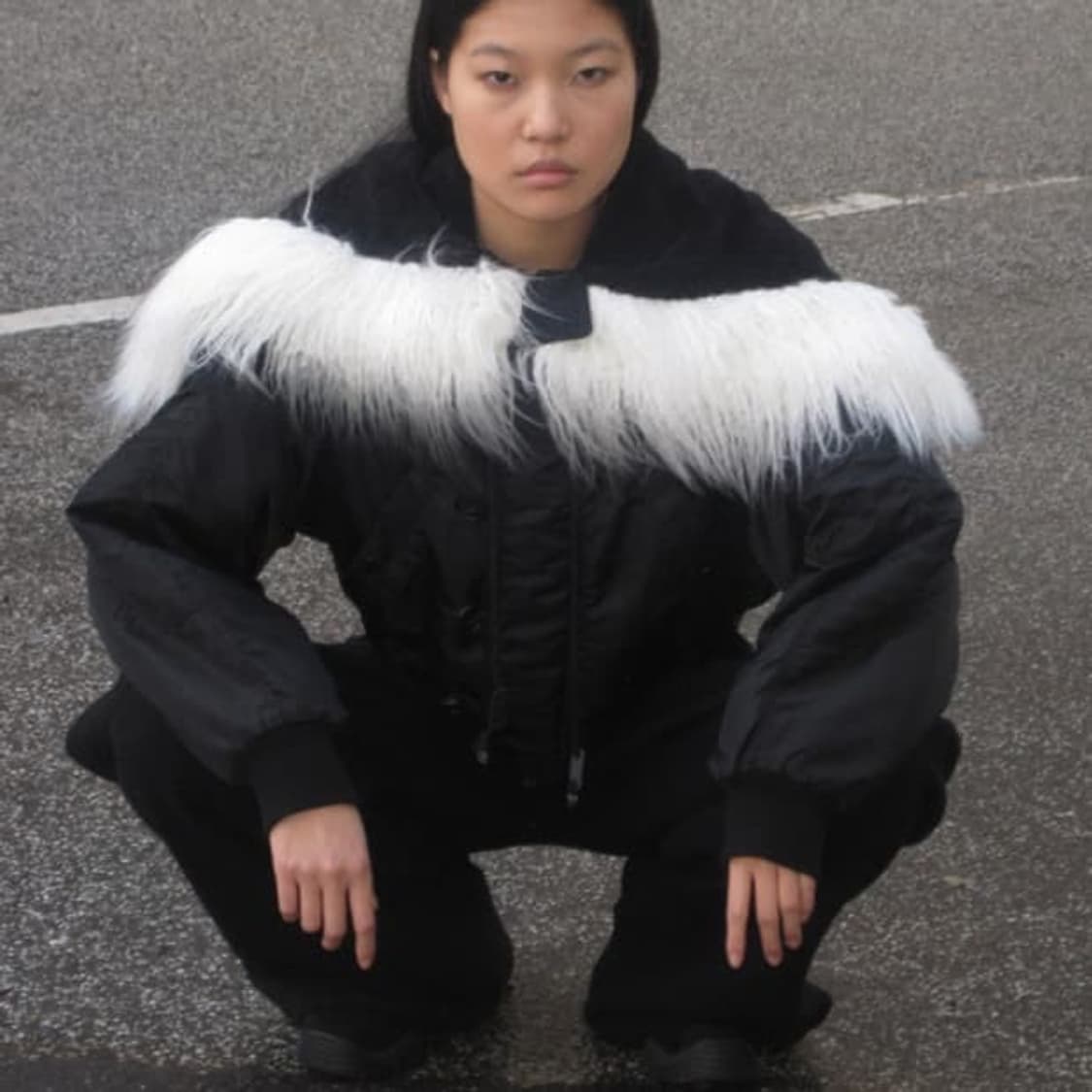 openyy 폭스 퍼 지퍼 후드 MA11 사이즈 상품이미지1