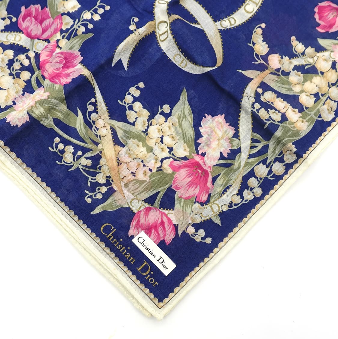  Christian Dior 크리스챤 디올 플로럴 르네상스 디자인 스카프 상품이미지6