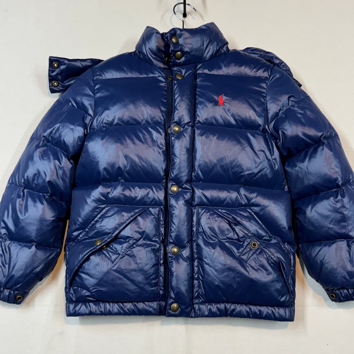 8T) 폴로 랄프로렌 네이비 덕다운 오리털 패딩 점퍼 키즈 상품이미지2