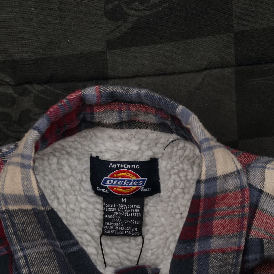 디키즈 플란넬 누빔 자켓 L B117 상품이미지3