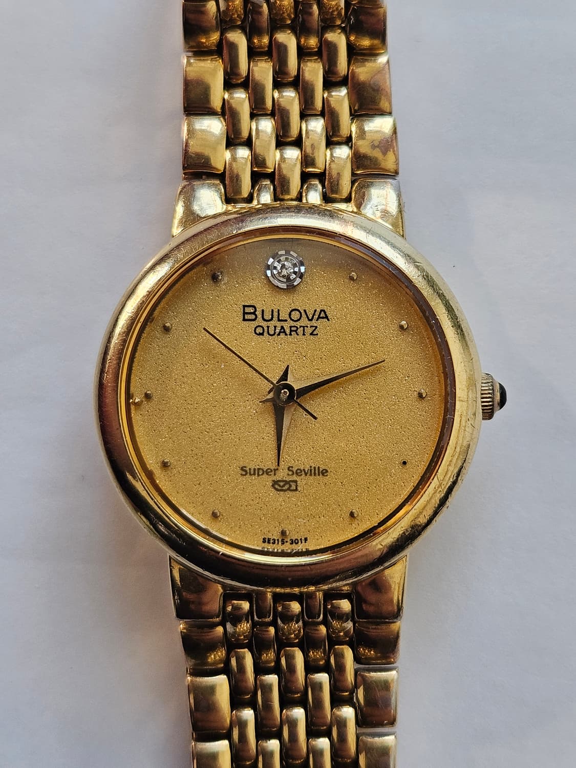 Bulova(부로바) Super Seville 쿼츠 금장시계 빈티지 상품이미지2