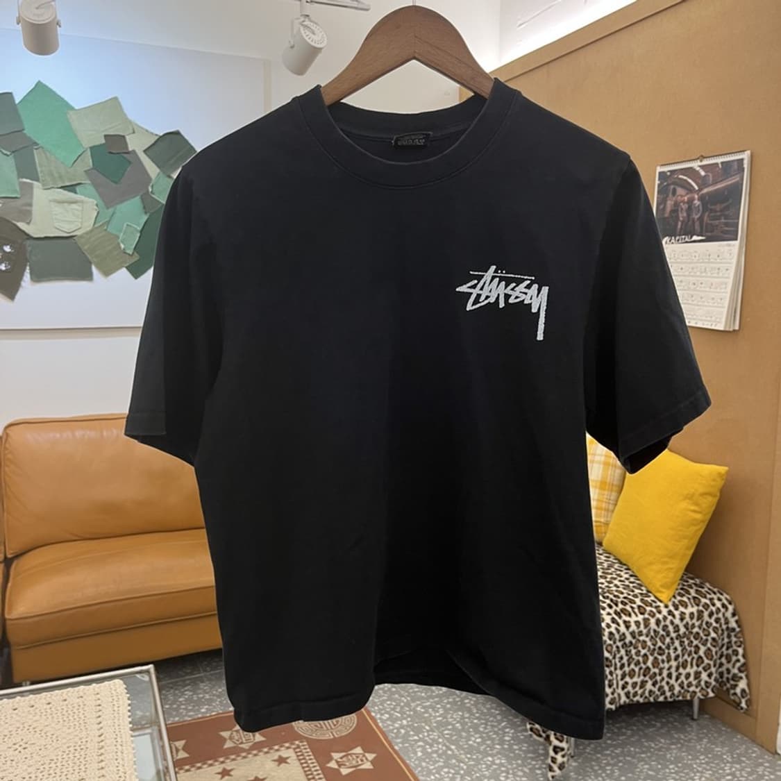 스투시 퍼지 다이스 스트릿 힙합 캐주얼 반팔티 S C10470 상품이미지3