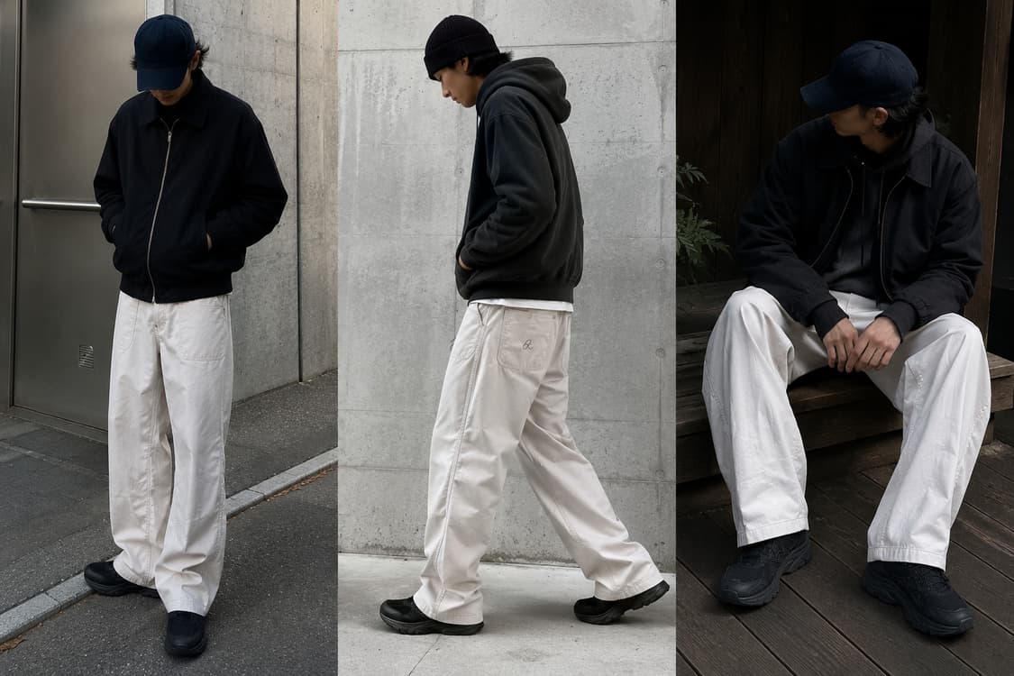 BlndClub in Korea 나일론 스티치 레귤러 팬츠 L size 상품이미지1