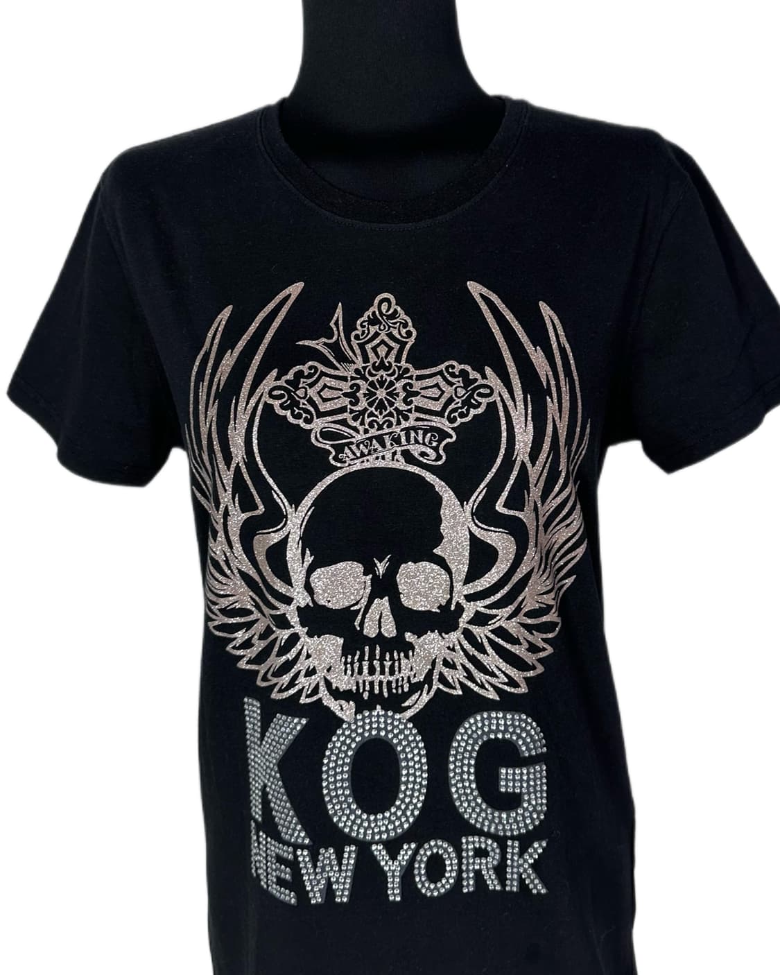cubic logo glitter wing skull  상품이미지3
