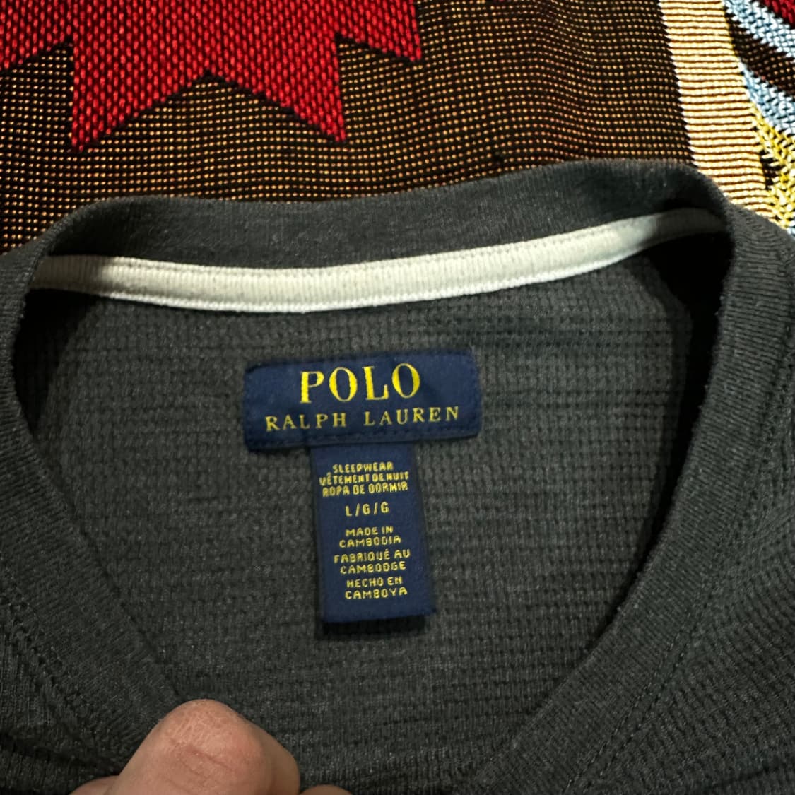 폴로 랄프로렌 그레이 롱슬리브 상품이미지5