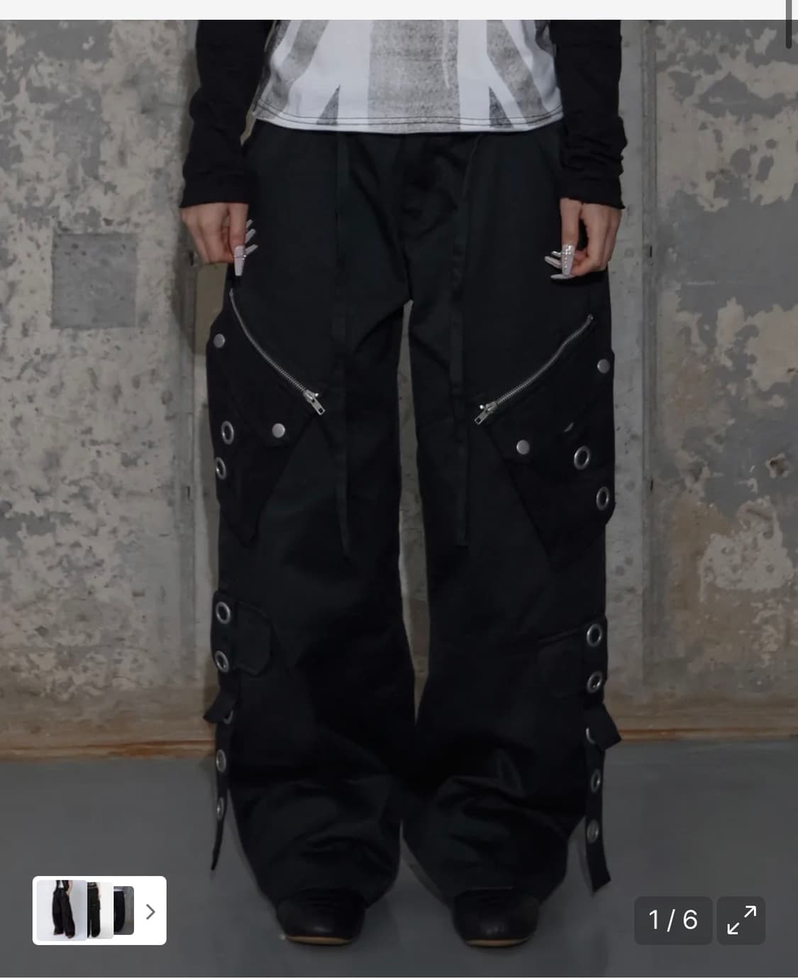 팬시클럽 다테처블 카고 스트랩팬츠  상품이미지1