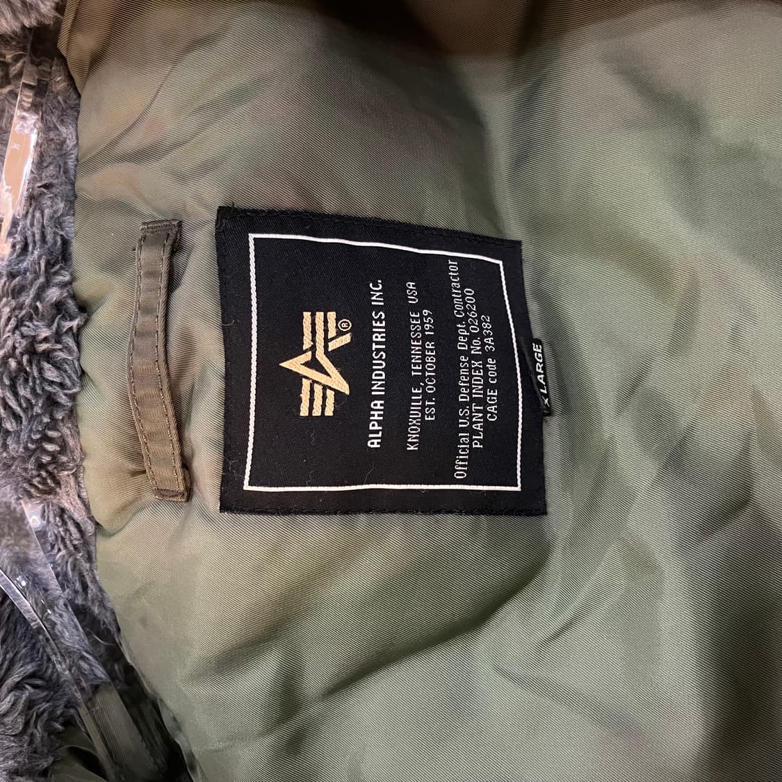 알파인더스트리 N3B 카키 야상 파카 XL 상품이미지3