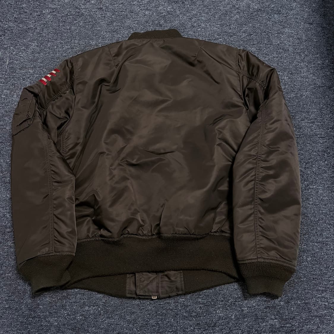 쇼트 ma-1 항공점퍼 블랙 상품이미지7