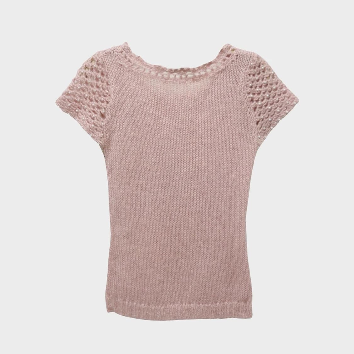 ADESSO CERCHIO 진주 포인트 모헤어 혼방 니트 60288 상품이미지2