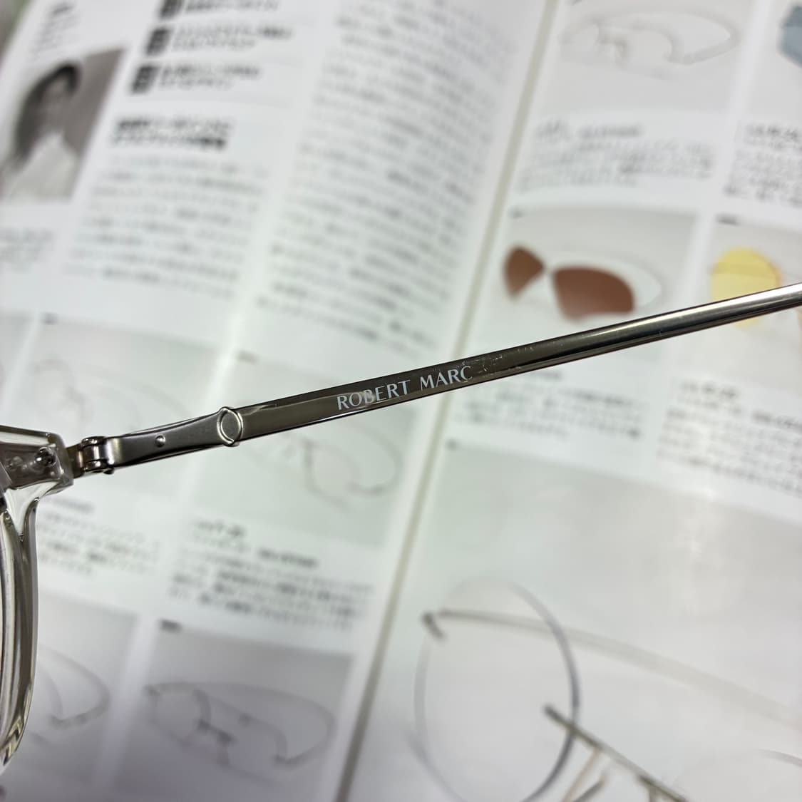 Robert Marc 로버트 마크 클리어 투명 뿔테 미국 안경 일본생산 상품이미지6