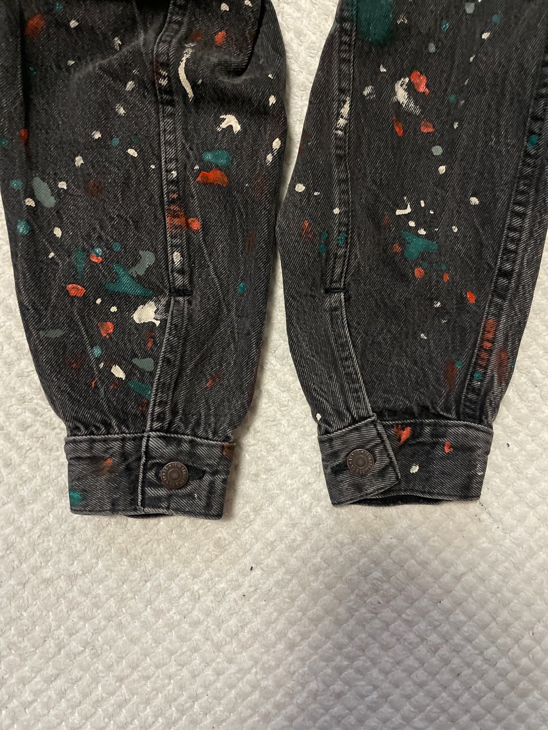 END X 리바이스 콜라보 페인티드 컬렉션 타입3 데님 트러커 청자켓 상품이미지7