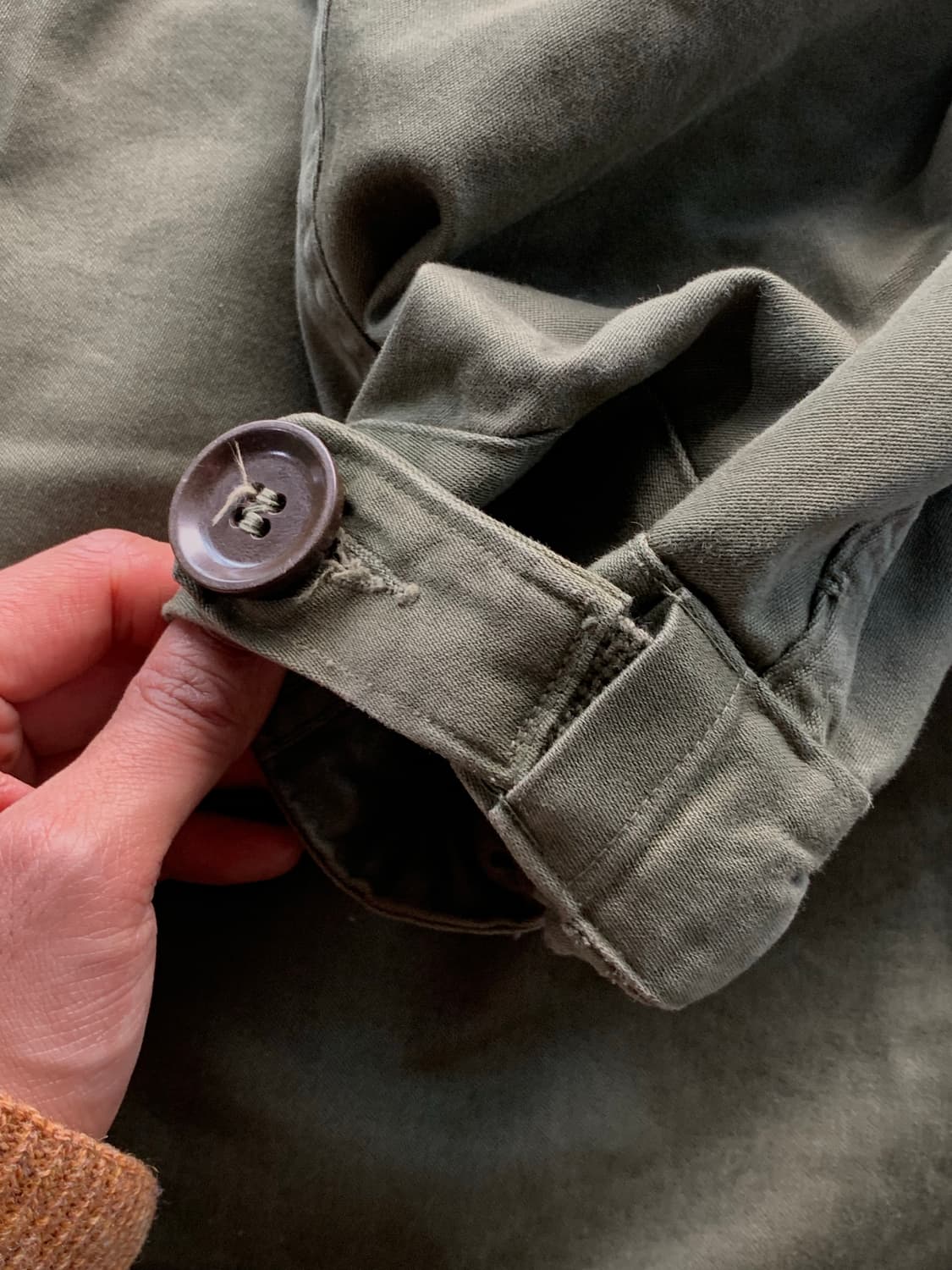 50s 미군 M-51 피시테일 파카 옥스포드 클로스 상품이미지6