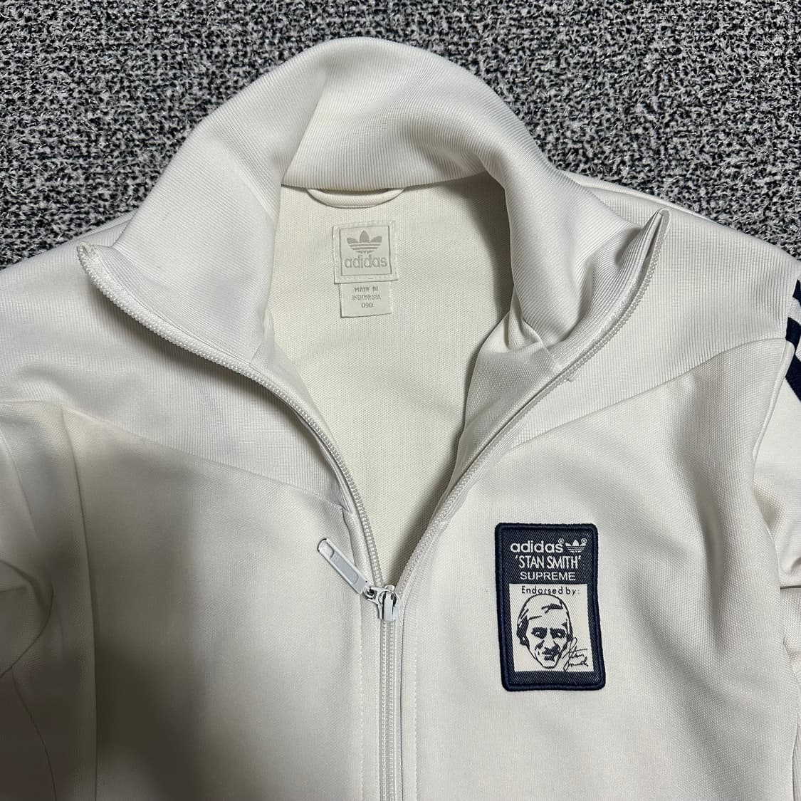 (90) 아디다스 스탠스미스 화이트 트랙탑 져지 상품이미지2