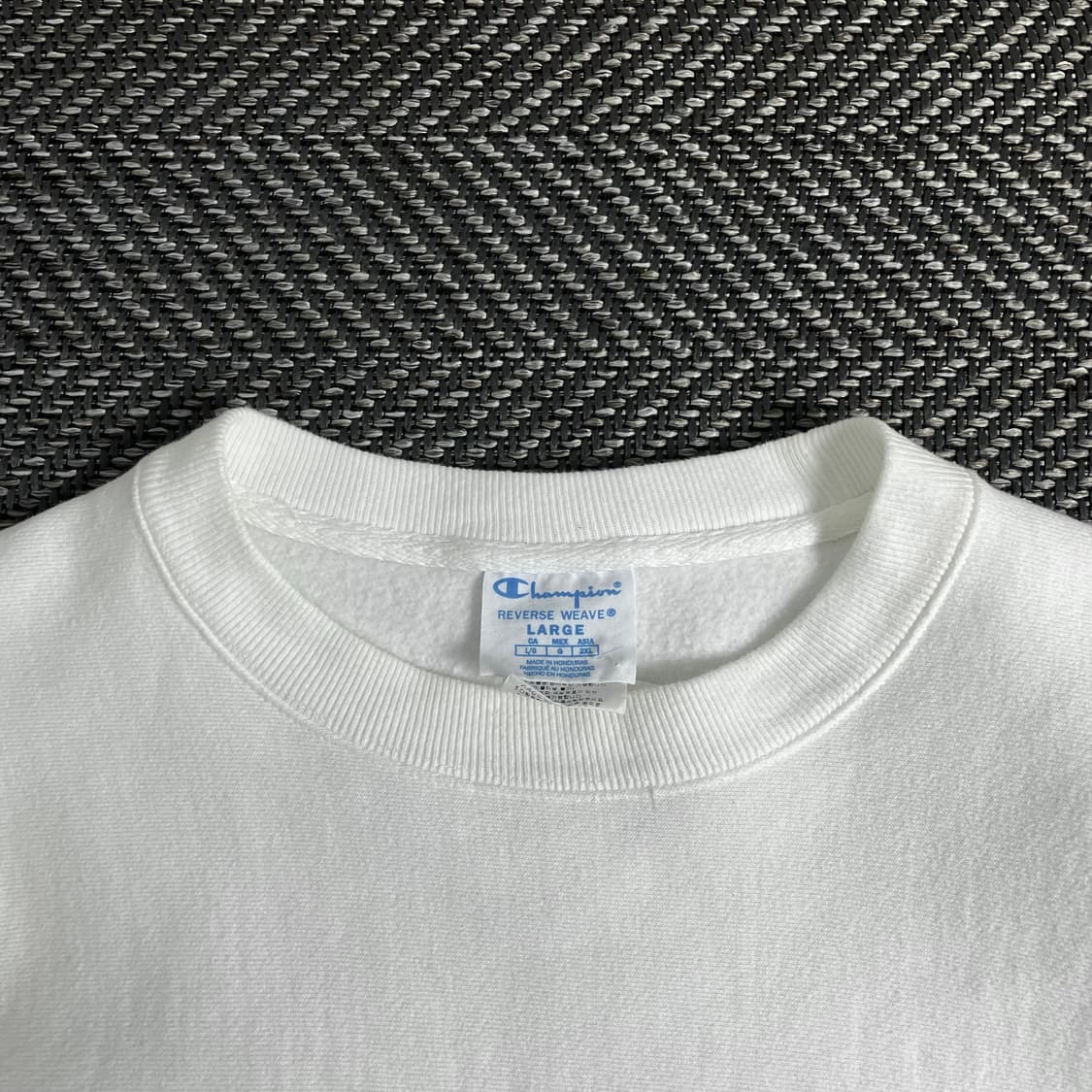 챔피온 리버스위브 미니멀 스웻 셔츠 화이트y 2871 상품이미지5