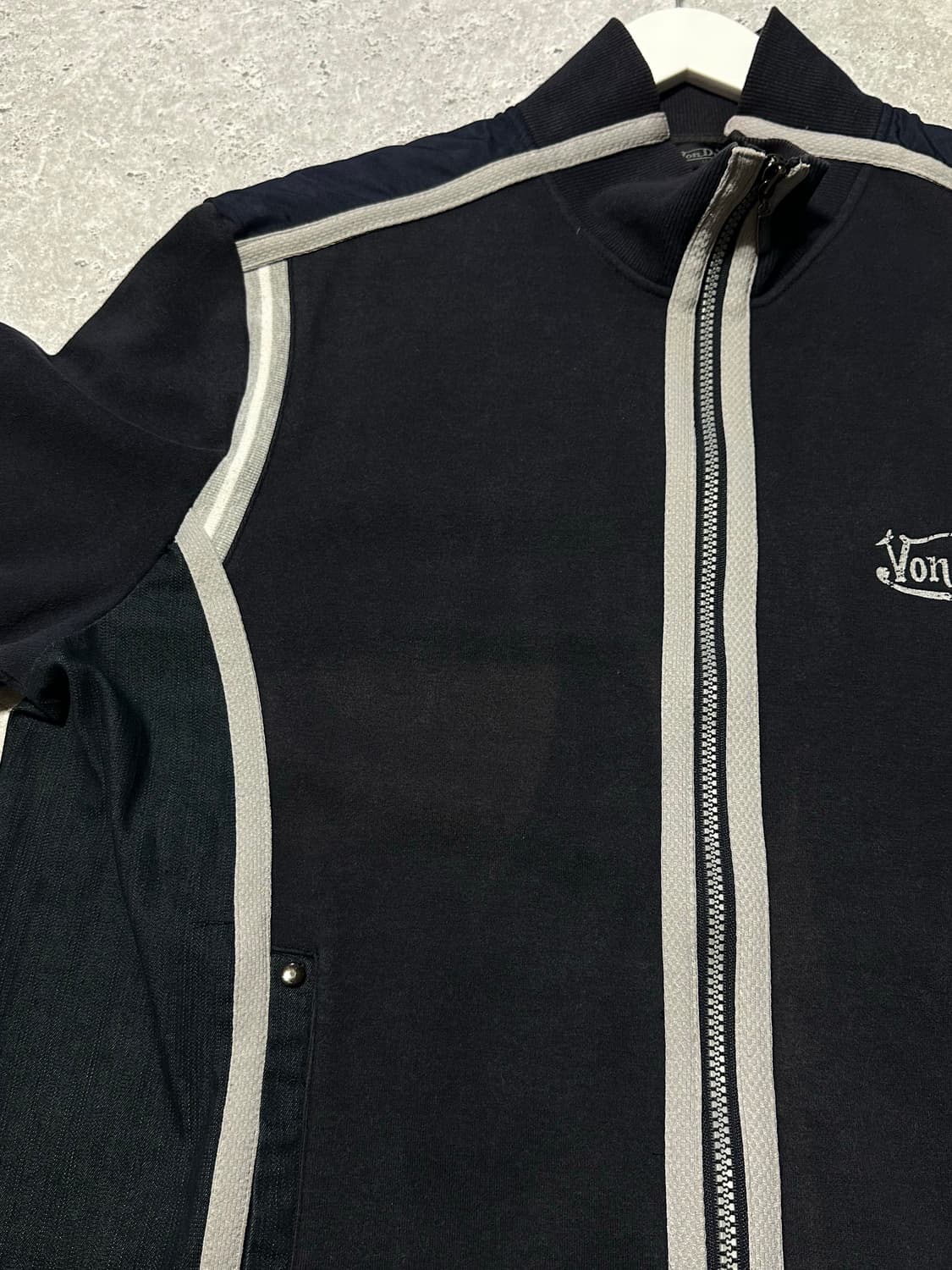 본더치 빅로고 네이비 데님믹스 코튼자켓 상품이미지5