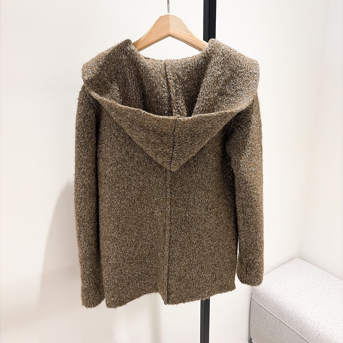 (정품/새상품) 제임스펄스 여성 올리브 후드 가디건 겸 반코트 상품이미지2