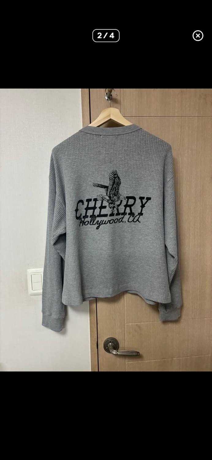 Cherry LA 할리우드 써멀티셔츠 그레이  상품이미지2