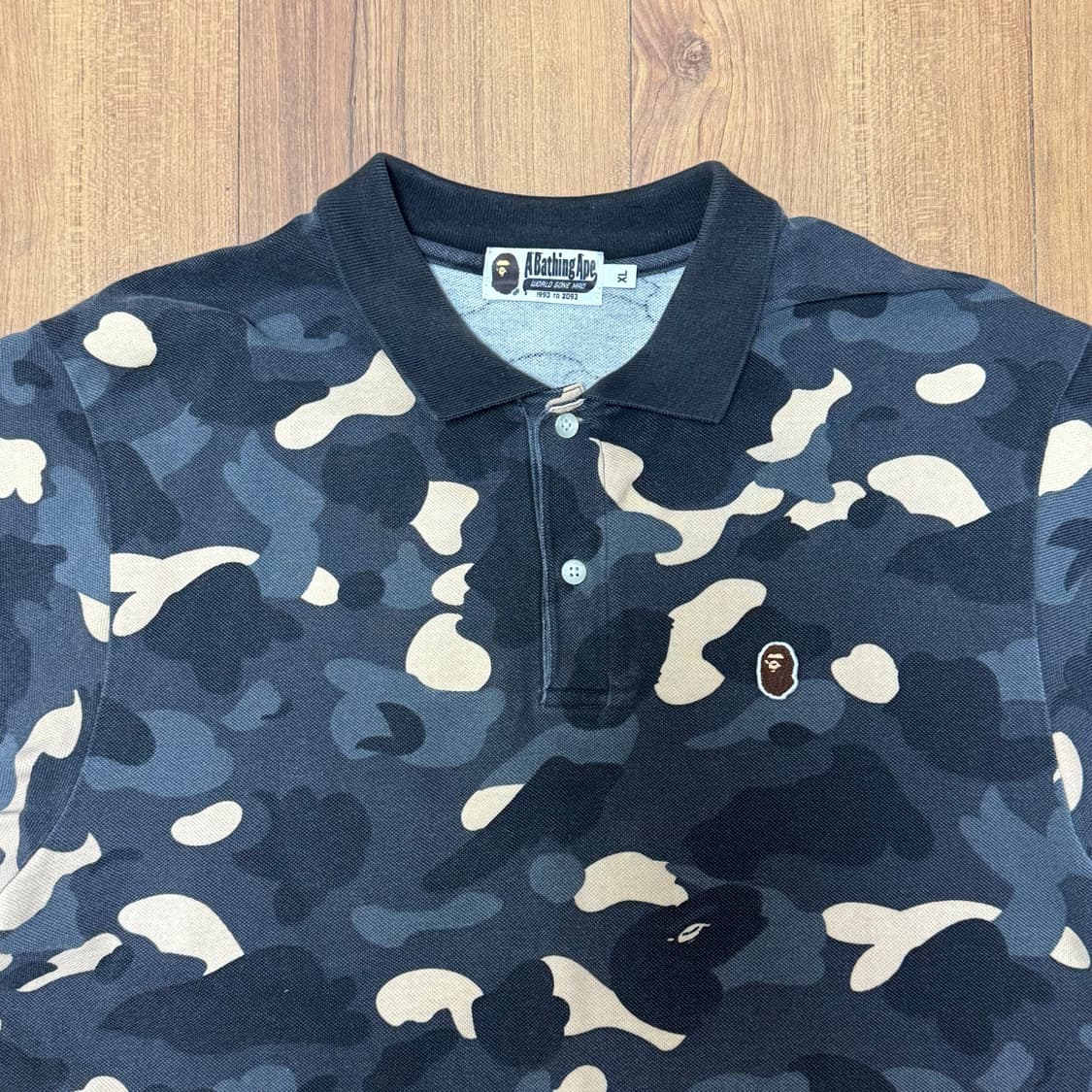 베이프 카모 반팔 카라티 상품이미지2