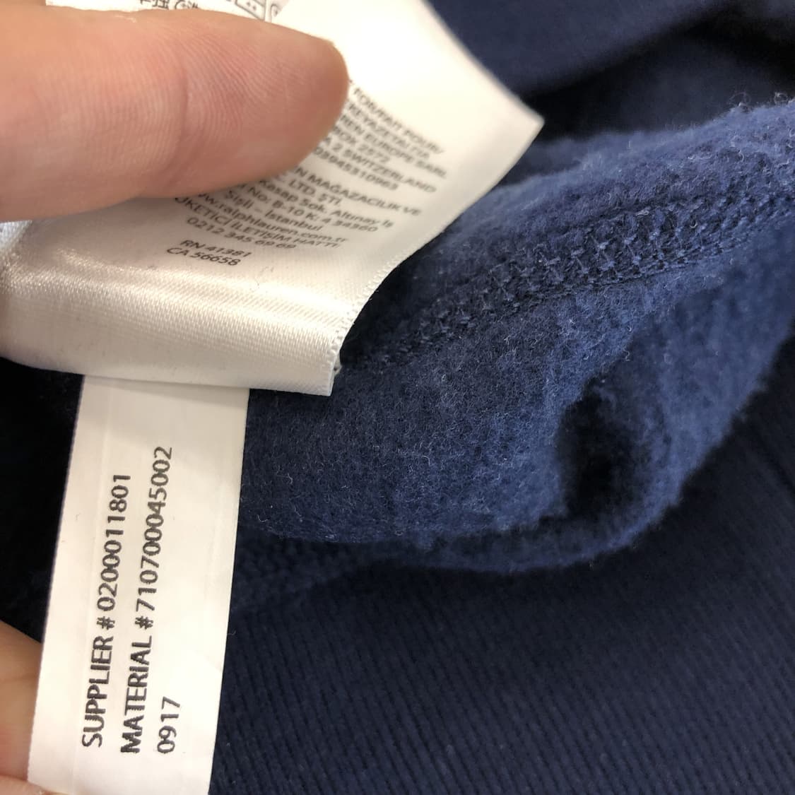 폴로 랄프로렌 숄카라 맨투맨 상위라인 90-95 상품이미지7