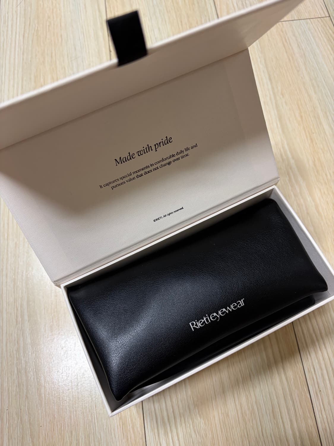 리에티) RIETI 무신사 안경 공용 트렌디함 풀구성품 상품이미지6