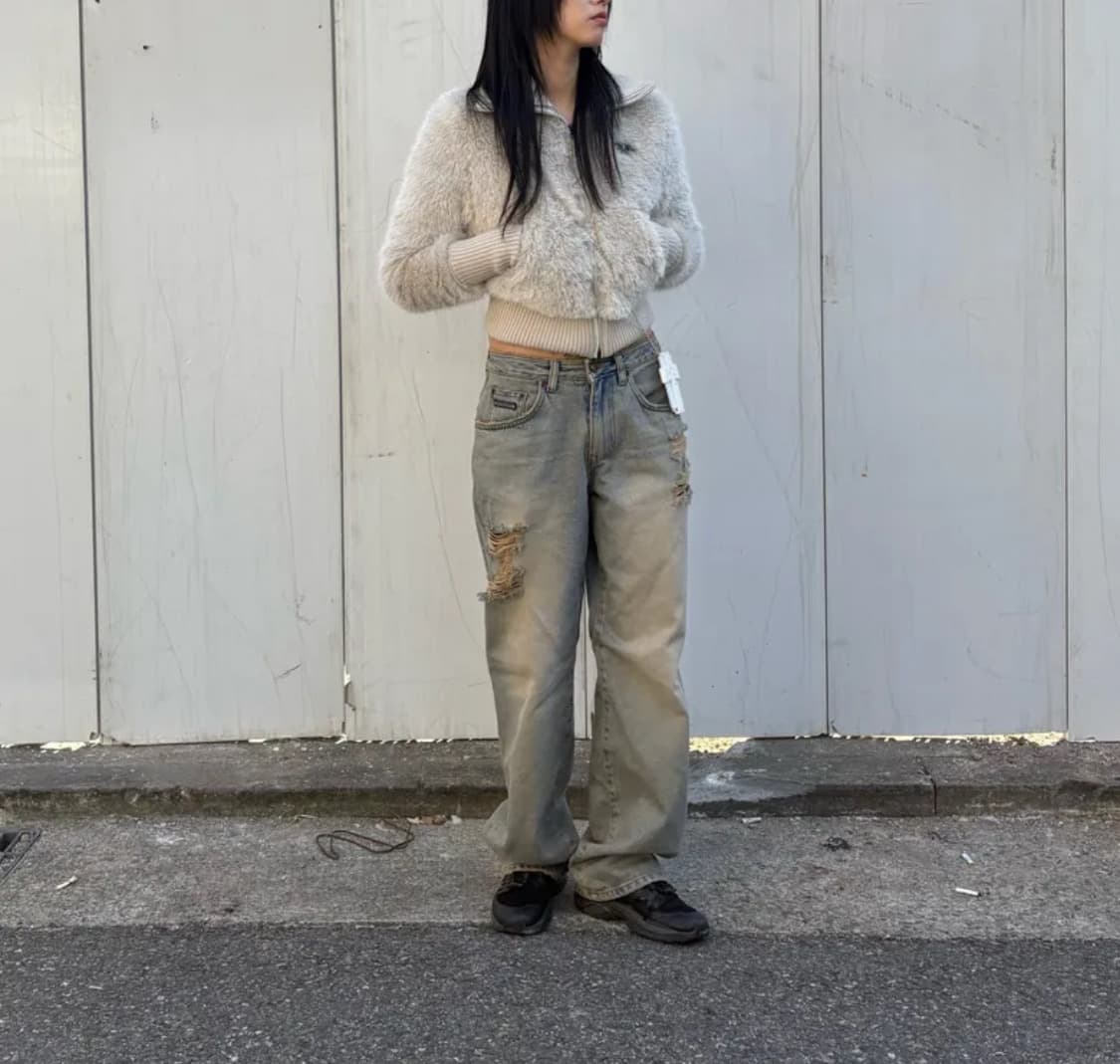 스컬프터 Faux Fur Zip-Up Jacket 상품이미지2