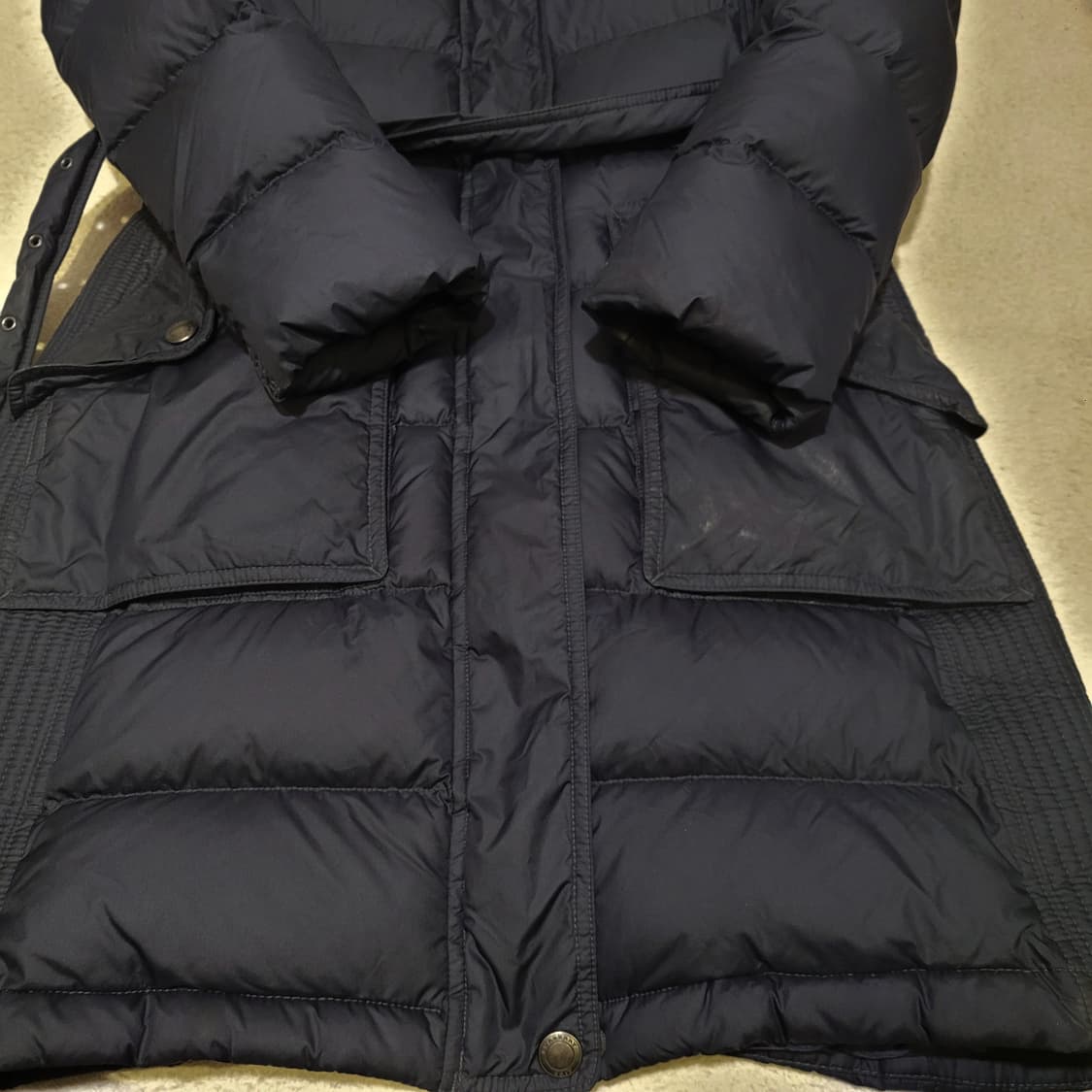 버버리 브릿 벨트 롱패딩 S 상품이미지4