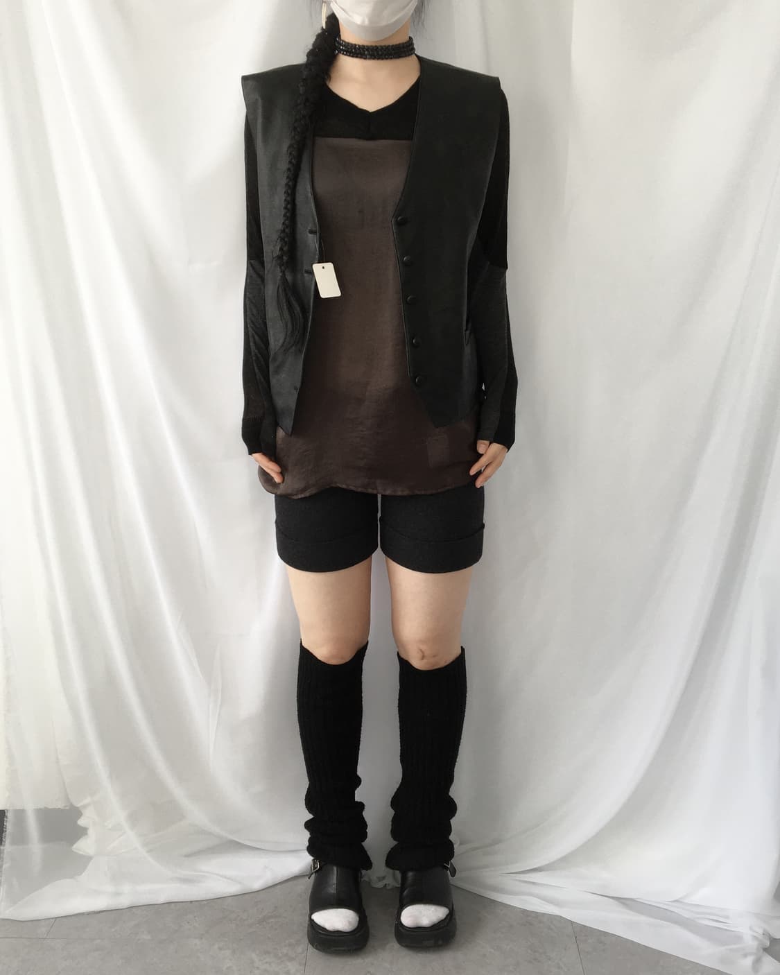 Leather vest 상품이미지7