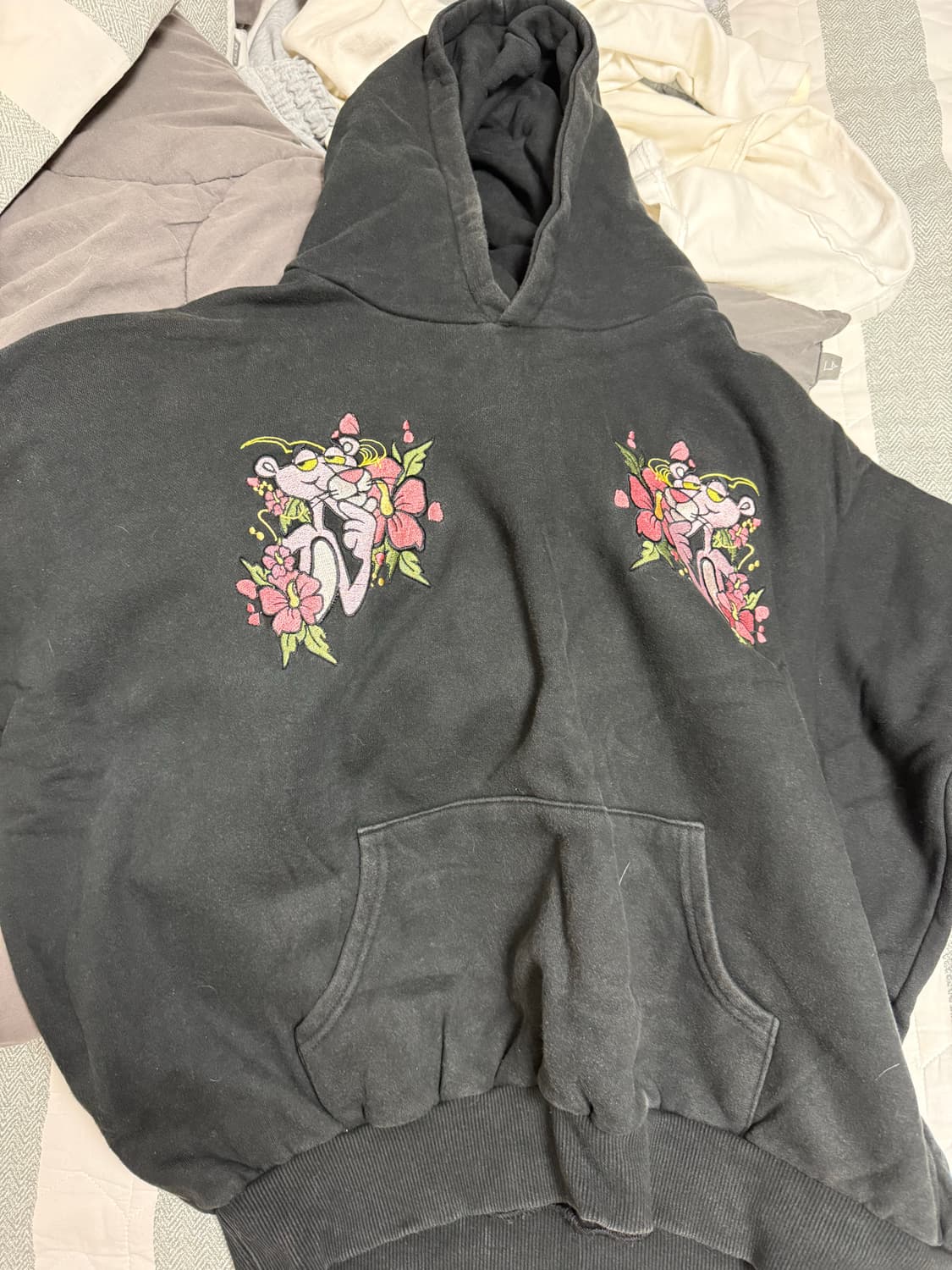 챔스 핑크팬더 후드티 상품이미지1