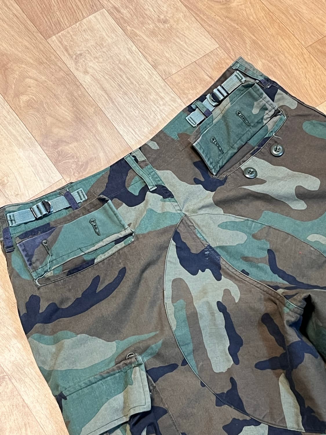 30-34 1980s US ARMY 우드랜드 컴뱃 카모 밀리터리 카고팬츠 상품이미지6