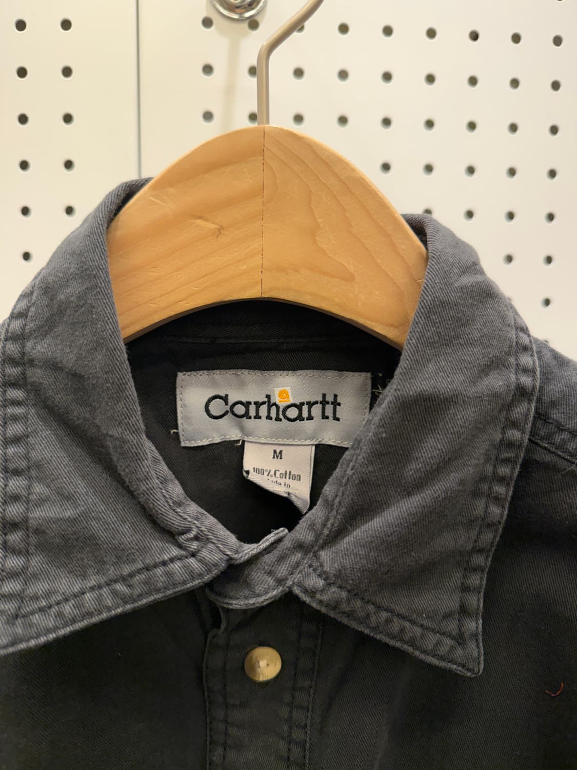 칼하트 반팔 워크셔츠 블랙 U1153 상품이미지5