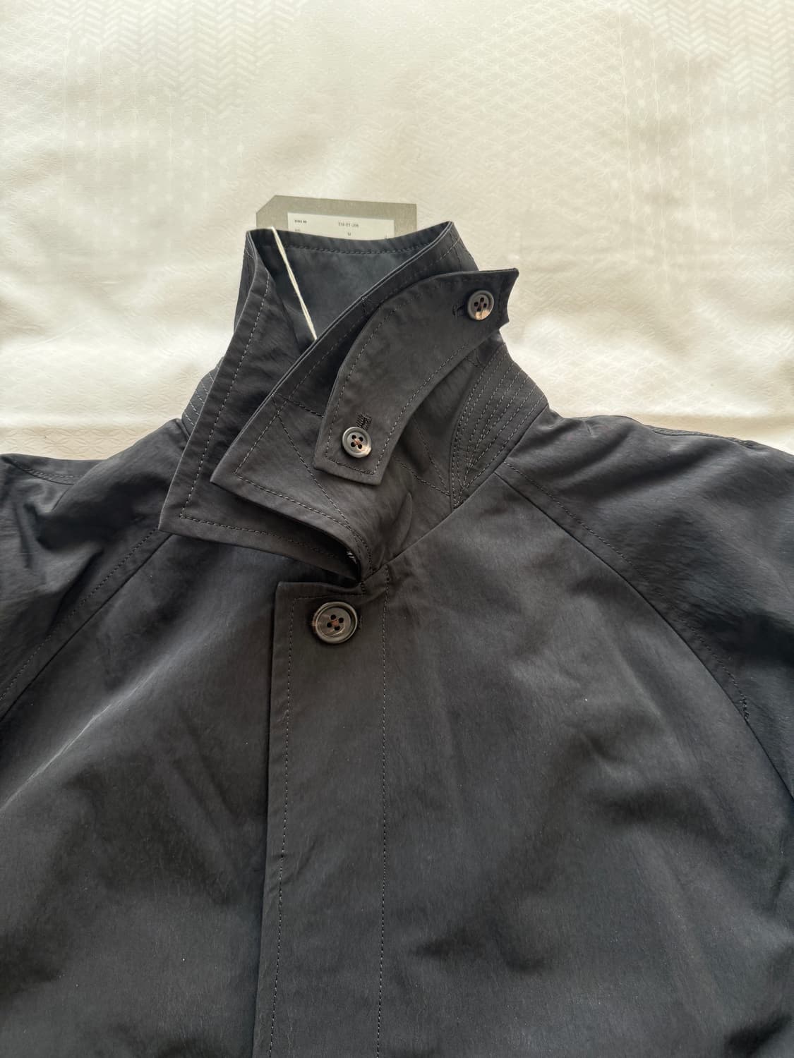 (새상품)Ends and means 저널리스트 코트 블랙 M  상품이미지7