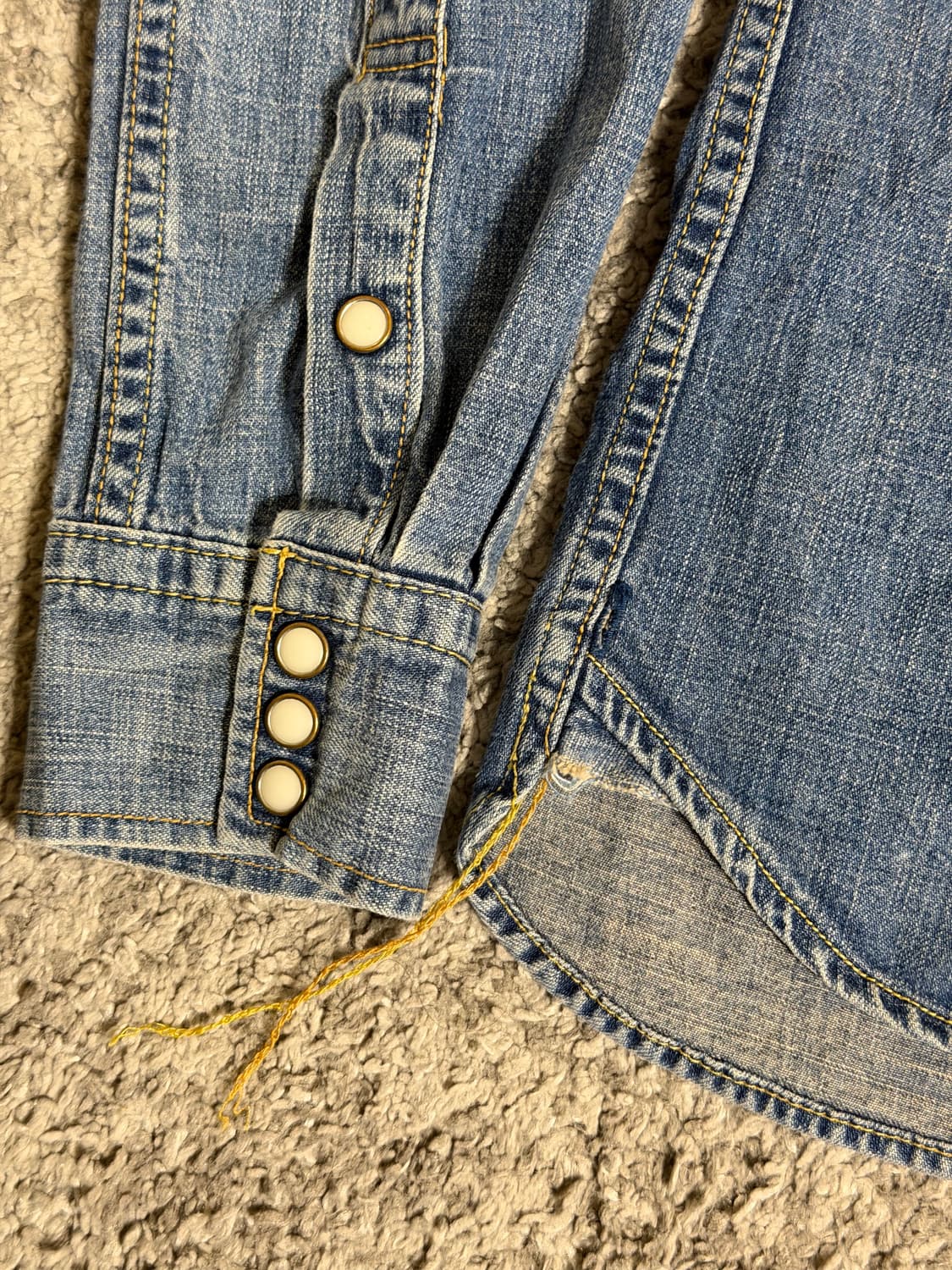 레미 릴리프 웨스턴 데님 셔츠 상품이미지6