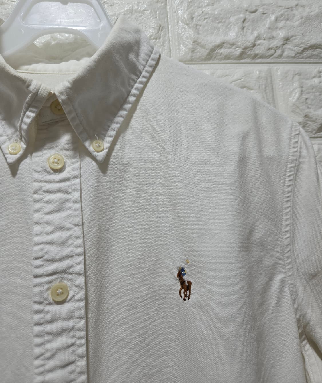 랄프로렌 멀티포니 커스텀핏 코튼 셔츠 M 상품이미지4