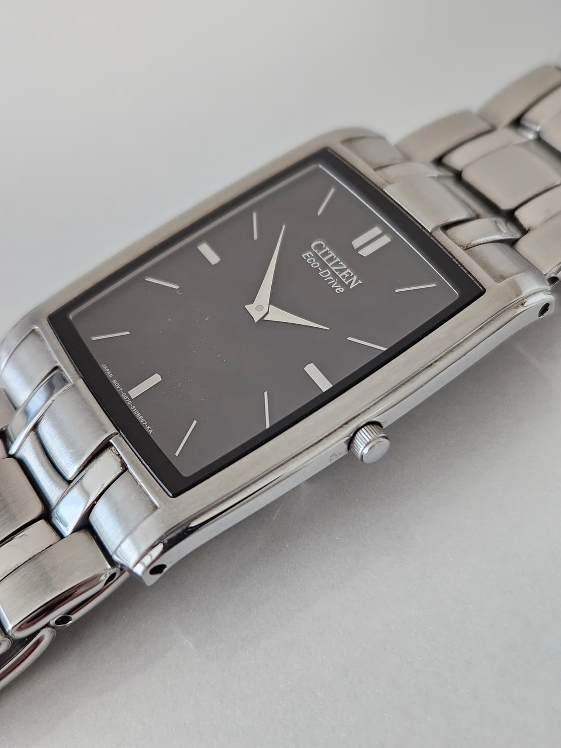 빈티지 시티즌 에코드라이브 사각 메탈 시계 상품이미지1