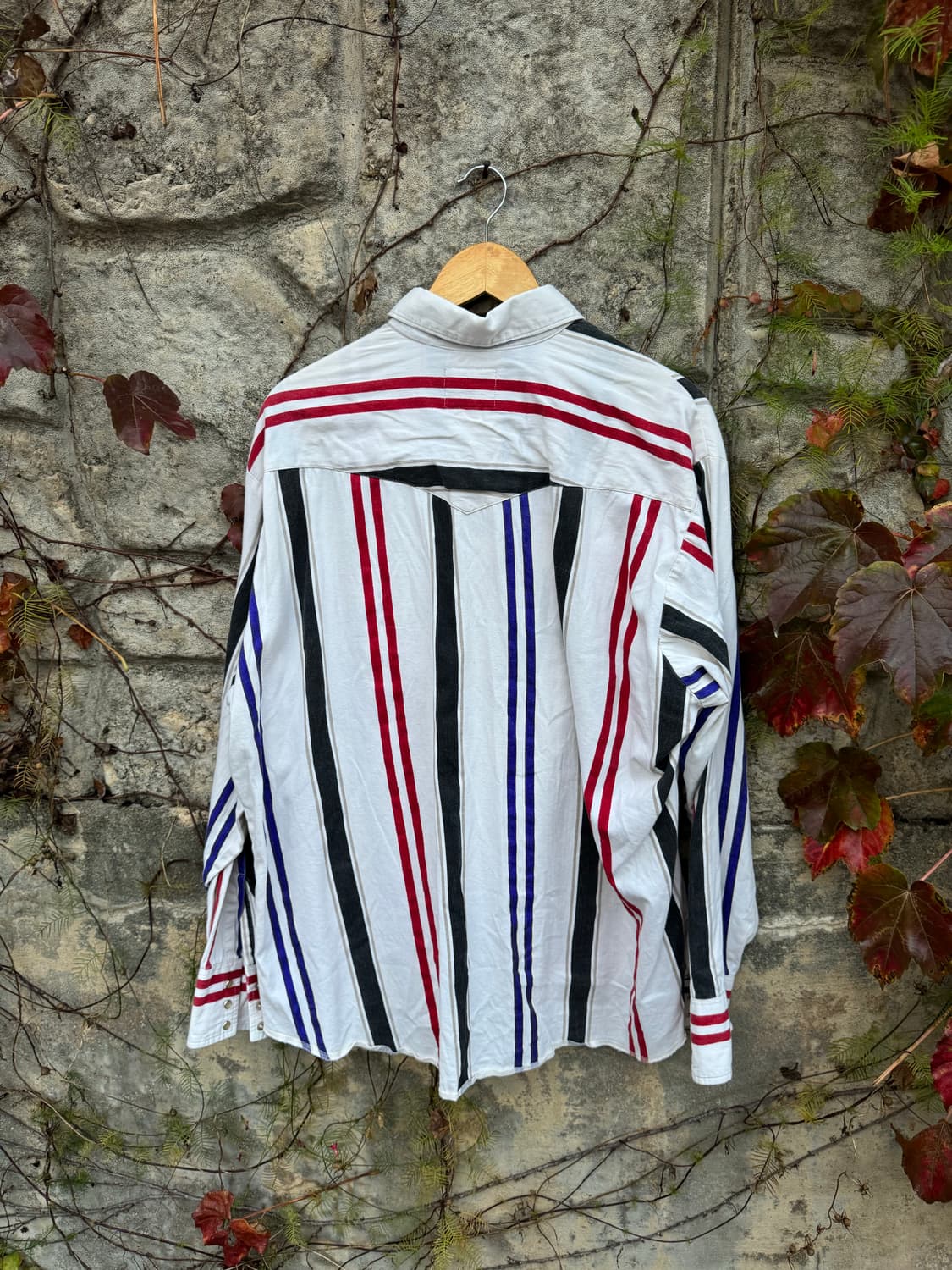 랭글러 빈티지 스트라이프 웨스턴 셔츠 빅사이즈 상품이미지2